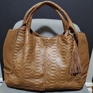 New Perlina new york embossed pattern handbag